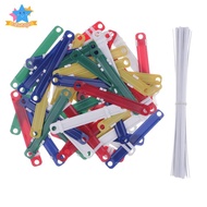 Pretty 50x Binder Clips File Binding File List Two-hole Loose- Binder Fasteners
