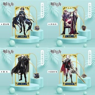 Anime metal Bookmark Arknights SilverAsh Kaltsit Chongyue card clip book decoration model stationery