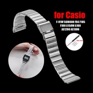 Metal Bracelet for Casio F-91W SGW400 F84 F105/108/A158W/168 AE1200/1300 Watch Band 18mm 20mm Stainl