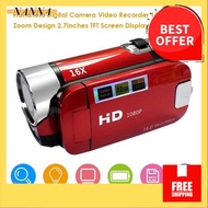 Digital Camera Video Recorder 16X F-ocus Zoom Design 2.7Inches TFT Screen Display Supported S D Card