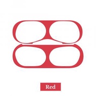 屯團百貨 - 紅色 - 適用 Airpods pro 貼紙 無線藍牙耳機金屬電鍍防塵貼 內蓋貼紙