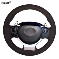 DIY Suede Car Steering Wheel Cover For Lexus IS250 IS200t IS300 NX200t IS350
