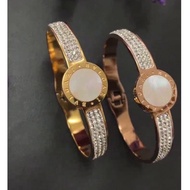 White Round Titanium Bangle Bracelet | Titanium Bangle Bracelet