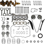Engine Rebuild Overhaul Kit w/Crankshaft Crankshaft Con Rods And Head Gasket Set Fit For Hyundai Ela