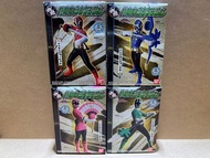 （經典絕版 戰隊系列）100％ 超罕有 懷舊絕版 Bandai 東映 2009年 日本製 侍戰隊 真侍合體 完全變形 食玩 獅子折神、龍折神、熊折神、龜折神、兜折神、舵木折神、虎折神、海老折神A+B、