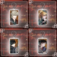 (SQUARE) Double-sided mica keychain PRINTED WITH MANHWA BOYLOVE BOMTOON 2025 Season's Greetings prin
