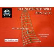 ♞Stainless Step Grill for XRM 125 Fi