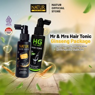 Mr. & Mrs. Hair Tonic Ginseng Package - Couple Anti-Hair Loss Tonic Package for Women and Men / Anti