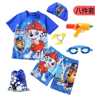 ⭐2025⭐ baju renang budak perempuan 2-10 Years Old Children's Swimwear Three-Piece Set Hot Spring Sui