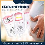 Baby Fetal Doppler Heart Sound Rate Device Ultrasound Detector Monitor Degupan Bayi Dengar Jantung J