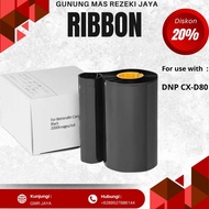 Ribbon DNP Black CX-D80 Original Original Black DNP CX-D80 Ribbon/ Ink Ribbon DNP Retransfer Card Pr