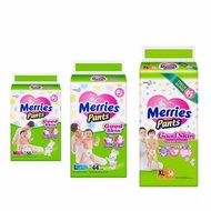 Pampers merries/Baby Diapers/Diapers merries pants good skin M50/L44/XL38