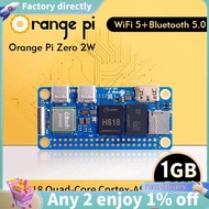 1 Piece Zero 2W Development Board DDR4 Mini PC Allwinner H618 1GB RAM
