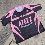 [Custom Name Number] ATEEZ Sports Jersey Korean Kpop Combination Round Neck Fashionable Street Wear 