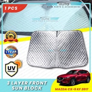 Mazda CX-5 CX5 2017 - 2021 Hc Cargo Front Window Windscreen 3 Layer Sun Shade Sunshade Reject Sun Bl