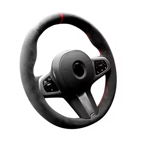 Alfanxi Hand Stitch Alcantara Steering Wheel Cover for BMW G20 G21 F40 F44 G22 G26 G30 G31 G32 G11-1