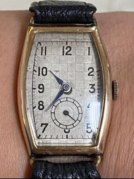 古董Rode酒桶型9K實金手錶
