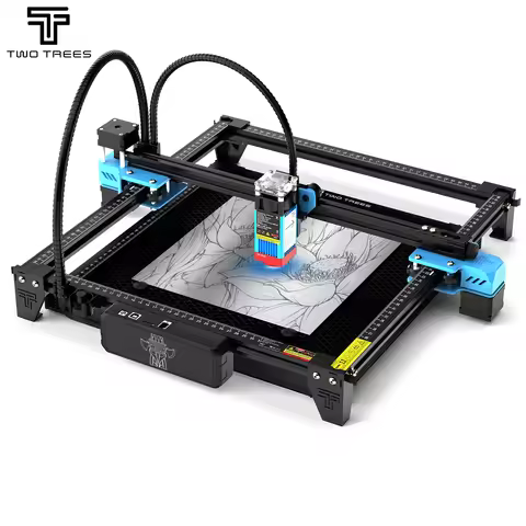 Twotrees TTS-55 Laser Engraver Laser Cutting Machine Laser Engraving Machine Compressed Spot LD+FAC 