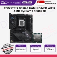 [ Dynacore Bundle ] ASUS ROG STRIX B850-F GAMING NEO WIFI7 + AMD Ryzen™ 7 9800X3D Processor/CPU