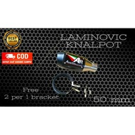 Knalpot Austin/Knalpot Austin Racing/Knalpot racing type short carbon inlet 50 mm