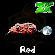 Umpan Katak Hunter ZX Soft Frog 3.5cm/6.5g Tiruan Getah Casting Thailand Fishing Lures