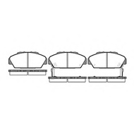 Front Brake Pads HONDA ACCORD Gen5 G5 CB7 CB8 CB9 CC1 2.0 2.2 VTiS 16V. 1994-1997