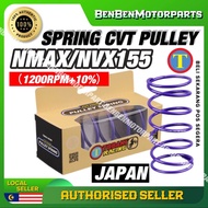 YAMAHA NVX155 NMAX N-MAX ( 100% ORIGINAL TOBAKI ) 1200 RPM + 10% REAR RACING PULLEY SPRING PULLY CVT