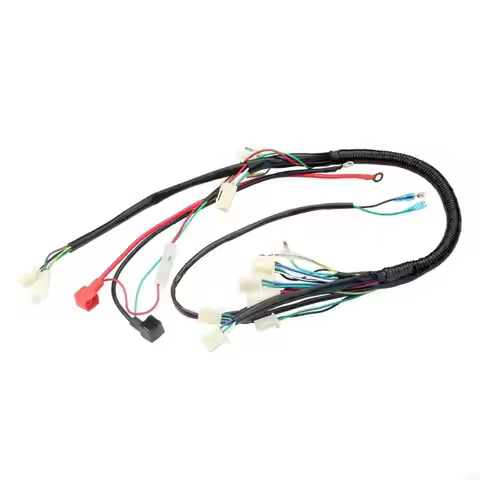 M4YB Full Wiring Harness for 50/70/90/110/125cc Dirt/Pit BIke Electric StartEngine