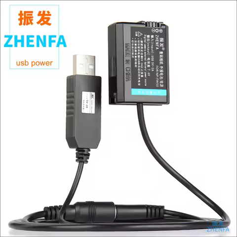 fw50 dummy battery 5V USB AC-PW20 Power Adapter For Sony A7M2 A7R2 A7S A7S2 NEX-7 5N F3 5R 6 3 Alpha