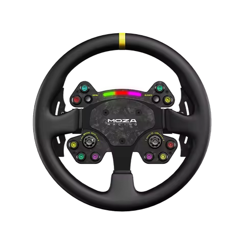 MOZA Racing RS V2 Steering Wheel Compatible with All MOZA Wheelbases 13 Inch Standard Racing Rim