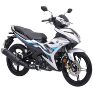 100% ORIGINAL YAMAHA Y15 V2 COVER SET+STICKER SILVER B17-F0000-A0-P2+B17-FG000-A0-P2