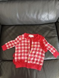 Nicholas & Bears 紅色格紋針織外套