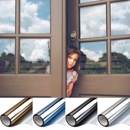 2/3/5 Meter One Way Mirror Window Film Privacy Sun Blocking Heat Control Anti UV Reflective Self Adh