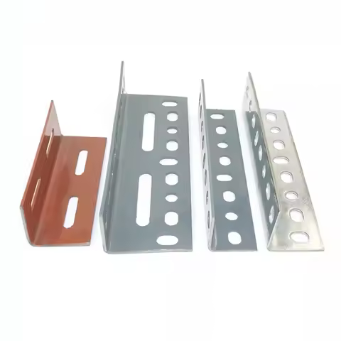 Slotted Ss 304 Gi Ss41b Steel Angle bar Iron Tower Bracket Ms Small Steel Shelf Angle Sizes Weight T