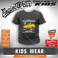 kaos anak VW safari anak tshirt volks wagen type 182 baju vw camat mobil otomotif kng VW005A