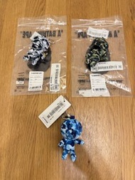 BAPE Baby Milo Plush Keychain 迷彩毛絨公仔鑰匙扣