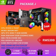 (READY STOCK) GAMING PC PACKAGE INTEL & AMD HIGH PERFORMANCE