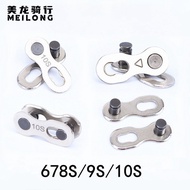 Mountain Road Bike Chain Velcro 8S/9/10/24/27/30 Speed Single Speed Chain Quick Release Buckle 25.10