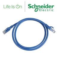 Schneider DC6PCURJ01BLM Digilink Cat6 Patch Cord UTP 1 meter Blue