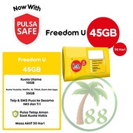 PERDANA INTERNET FREEDOM UNLIMITED U45GB 30 HARI KUOTA 45GB IM3