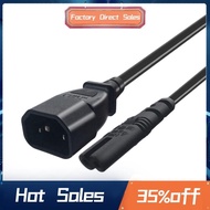 IEC 3-Pin C14 Male to C7 Female Converter Adapter Cable for PDU UPS Kettle(2.0M)