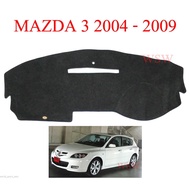สินค้าขายดี!!! (1ชิ้น) พรมปูคอนโซลหน้ารถยนต์ เก๋ง มาสด้า 3 (เก่า) 2004-2009 MAZDA 3 GREY DASH MAT พรมหน้ารถ พรมกันรอย พรมปูแผงหน้า ##ตกแต่งรถยนต์ ยานยนต์ คิ้วฝากระโปรง เบ้ามือจับ ครอบไฟท้ายไฟหน้า หุ้มเบาะ หุ้มเกียร์ ม่านบังแดด พรมรถยนต์ แผ่นป้าย