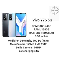 Vivo Y76 5G Smartphone  [ 8GB + 4GB RAM + 128GB ROM ]