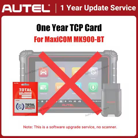 Autel One Year Update Service for Autel MaxiCOM MK900BT 1 Year TCP Card For MK900-BT Scanner, MK900B