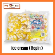 1kg Hepin Gummy Candy Mix Fruit Flavor Animated & Food Design (HALAL) - Ice Cream (Hepin)