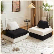 Mochi Sponge Removable Washable Sofa Single Sofa Bed Tatami Bed Tofu Block Fabric Lying Lazy Sofa KT