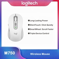 Logitech Signature Plus M750 Wireless Bluetooth Ergonomic Mouse Silent Click Precision Tracking Lapt