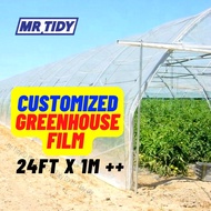 Customized 0.18mm Thick Greenhouse Film Transparent, Filem Rumah Hijau, UV Plastik, UV cover, Plastic Greenhouse UV