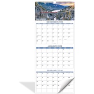Kalendar 2026 - Kalendar 3 Bulan 2026, Kalendar Dinding, 14 Bulan Disember 2025-Januari 2027, Kalend