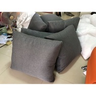 Cushion (Cover + Fiber Insert) Size 50 x 60 Cm.thickness 4 Inches